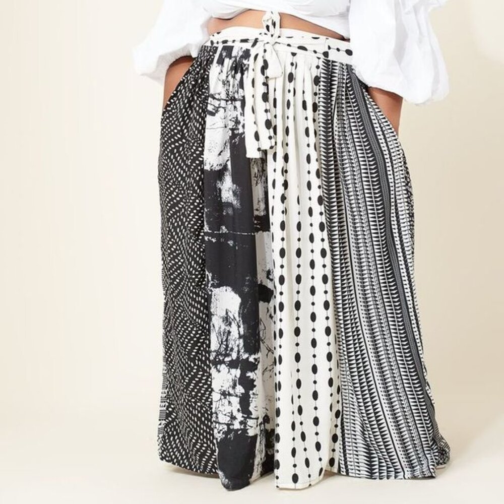 GRASS-FIELDS Ossa Patchwork Trouser